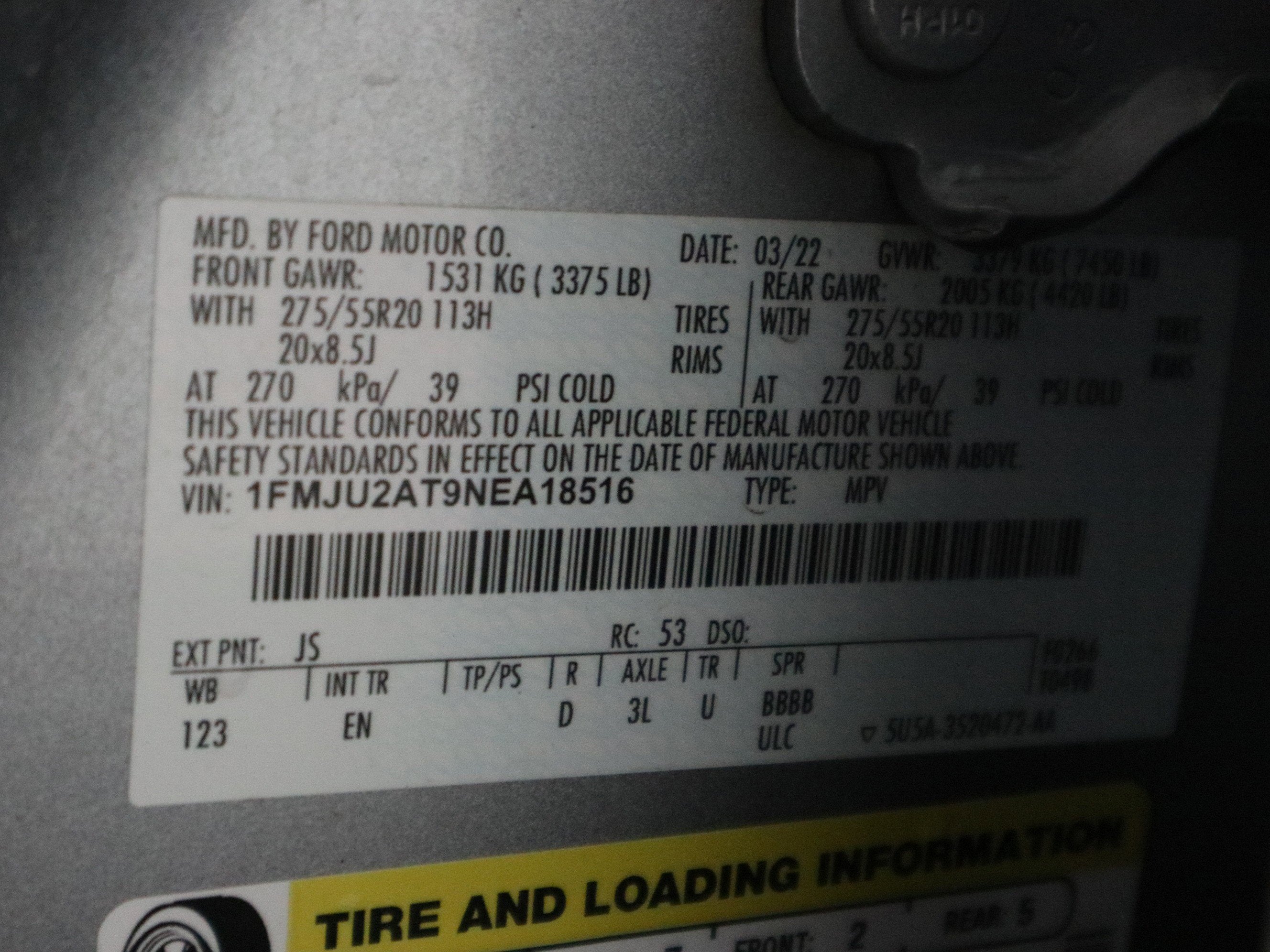 2022 Ford Expedition Limited 4x4