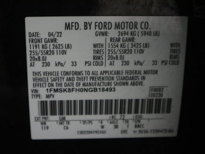 2022 Ford Explorer Limited 4WD