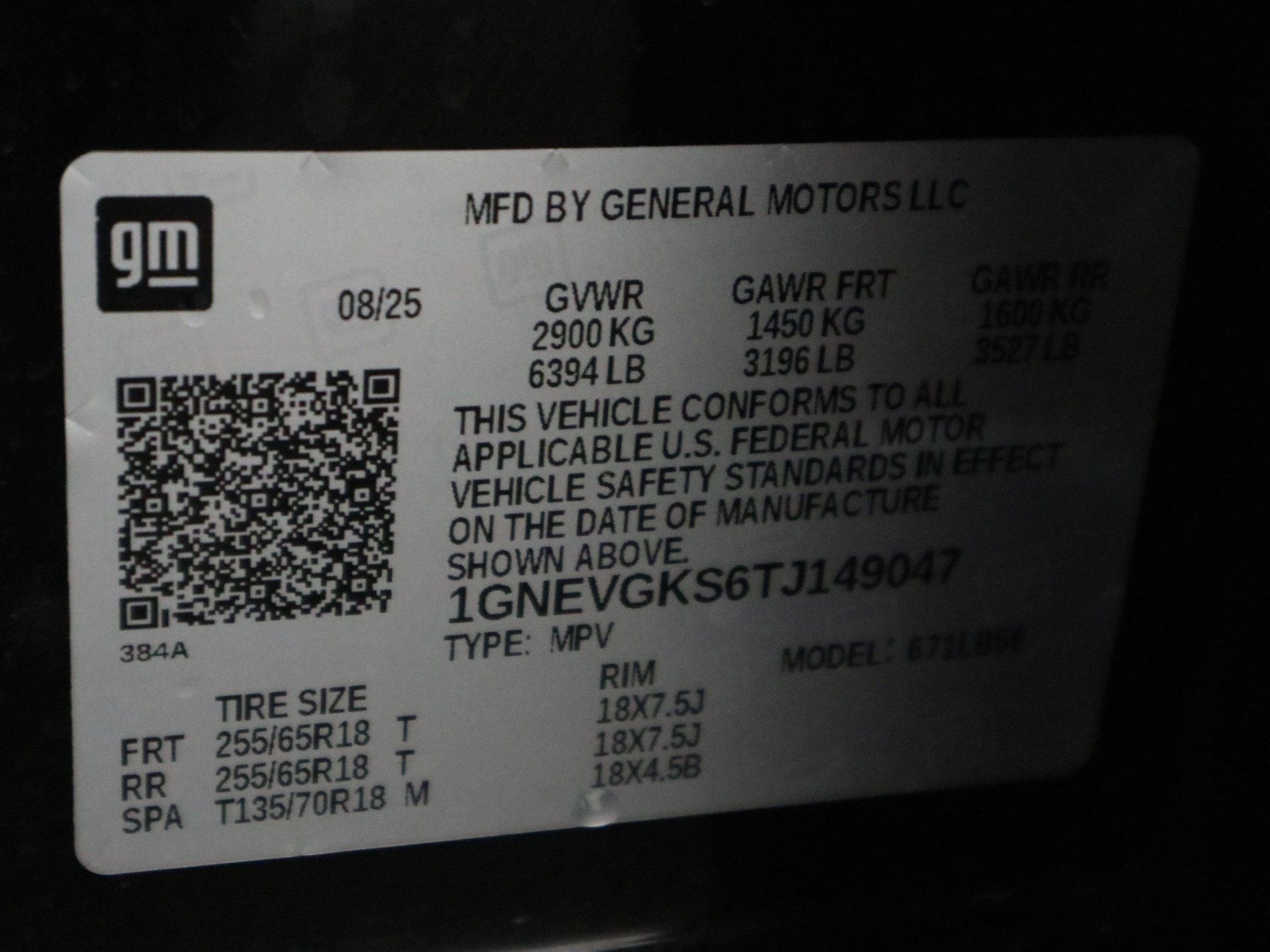 2026 Chevrolet Traverse AWD LT