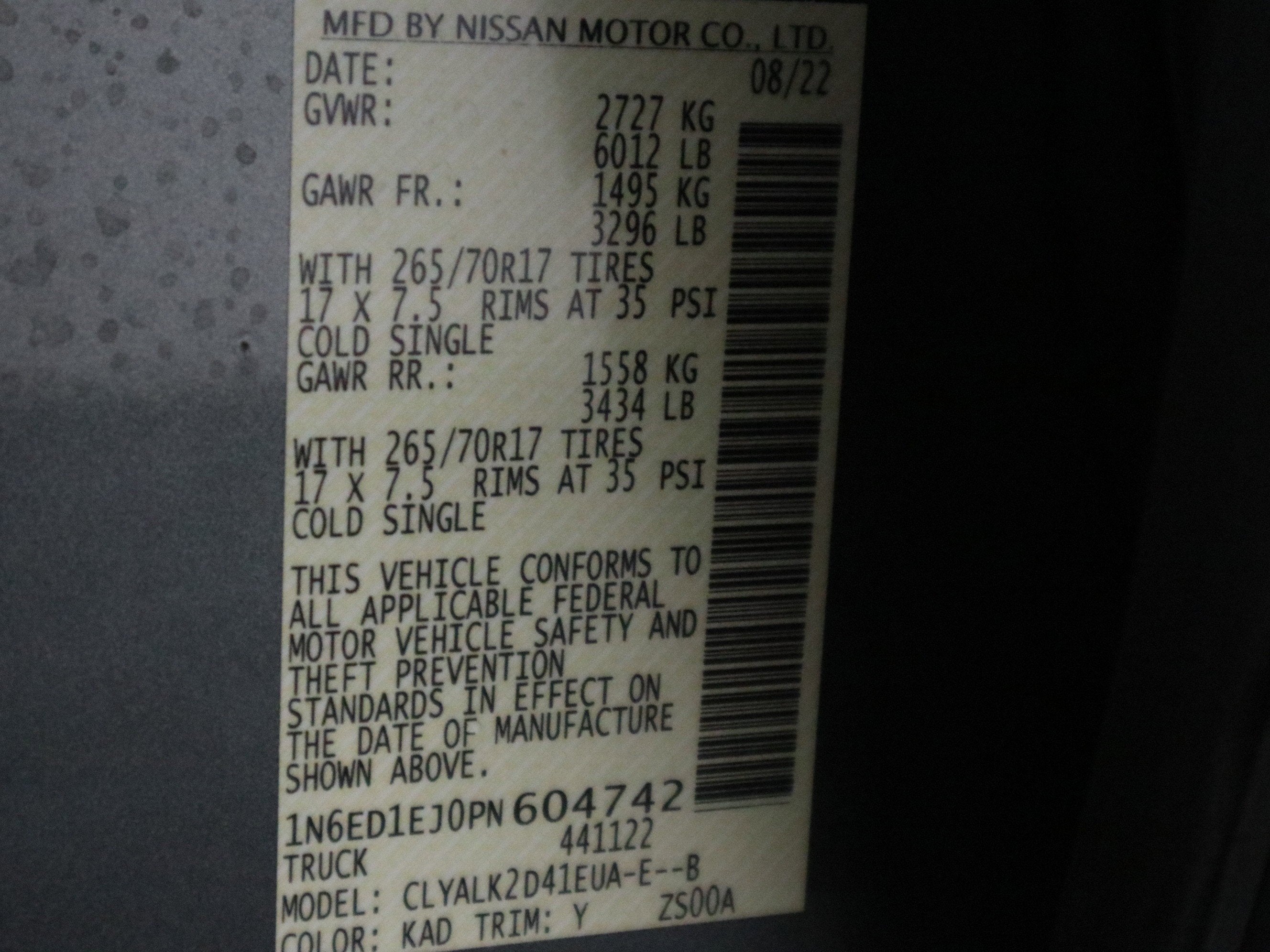 2023 Nissan Frontier PRO-X