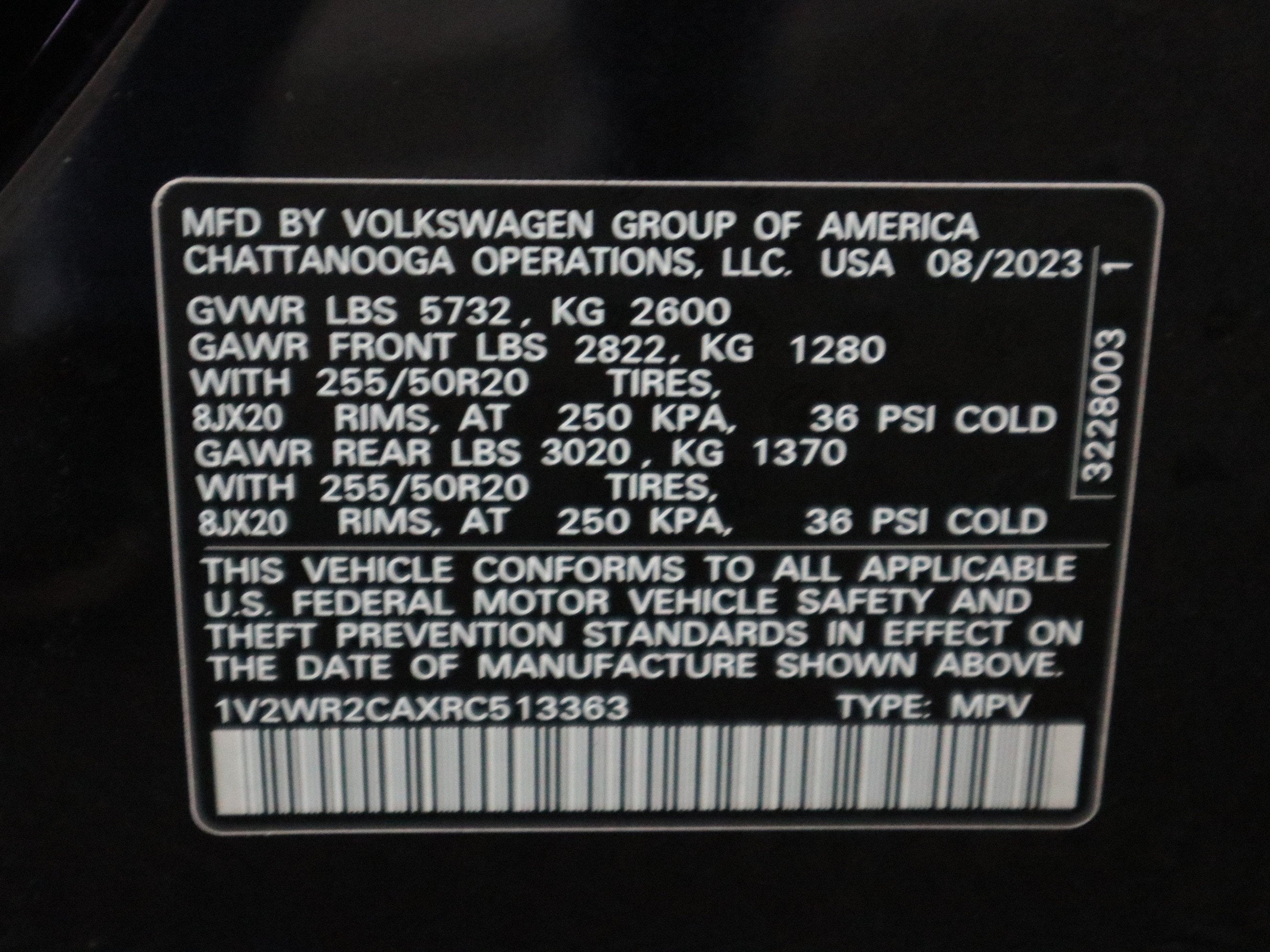 2024 Volkswagen Atlas 2.0T SE w/Technology