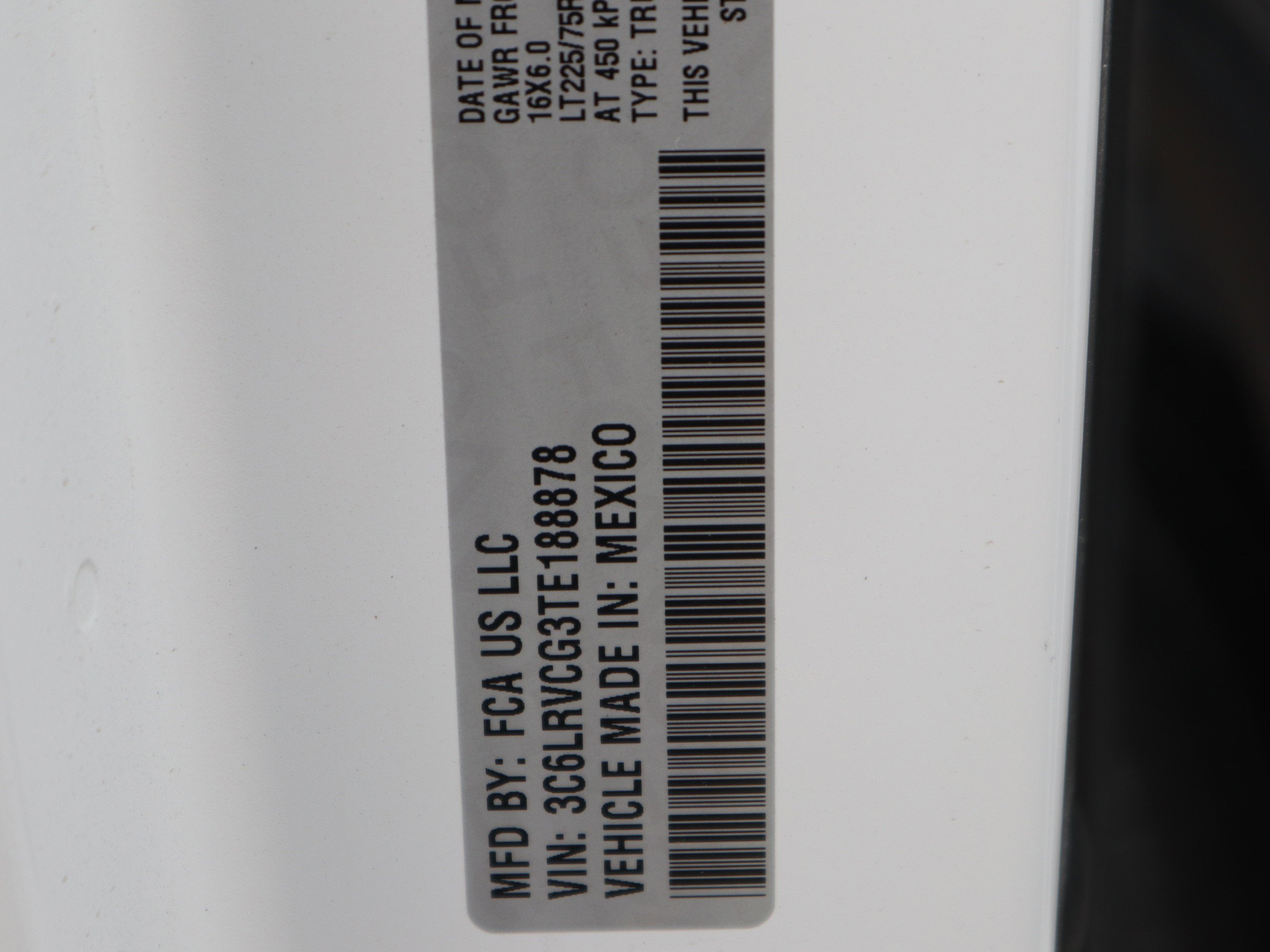 2026 RAM Promaster SLT