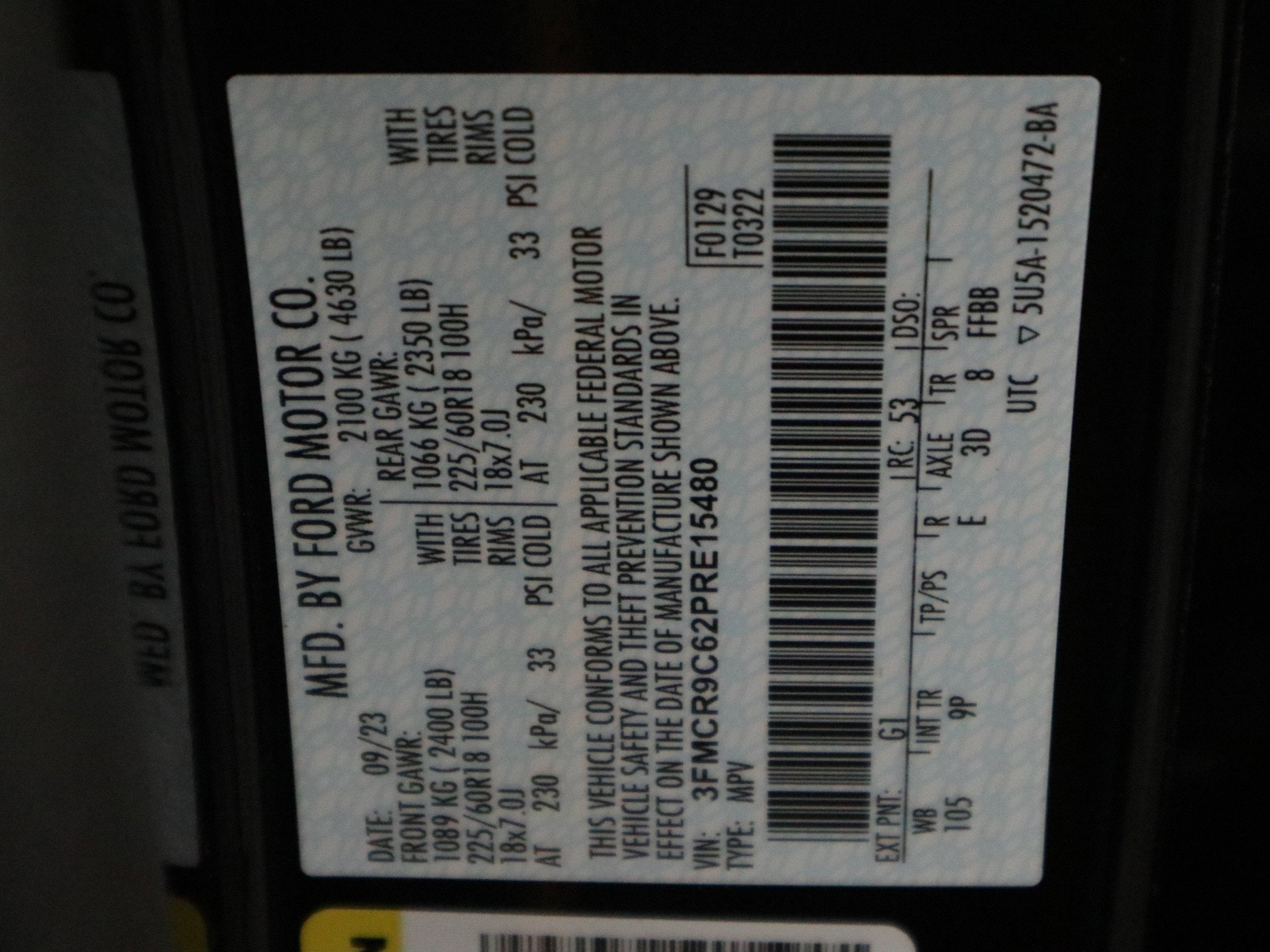 2023 Ford Bronco Sport Outer Banks 4x4