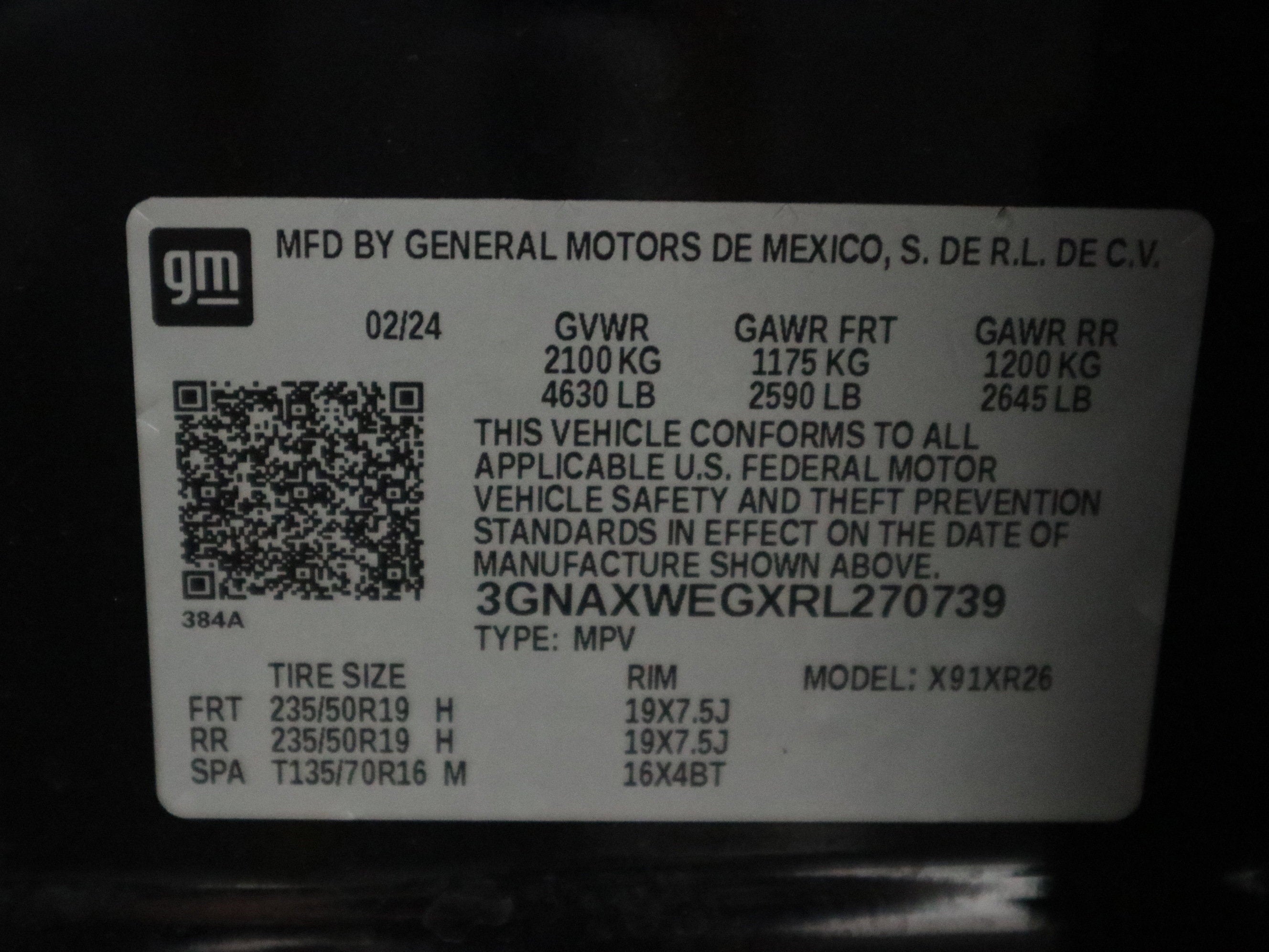 2024 Chevrolet Equinox RS AWD
