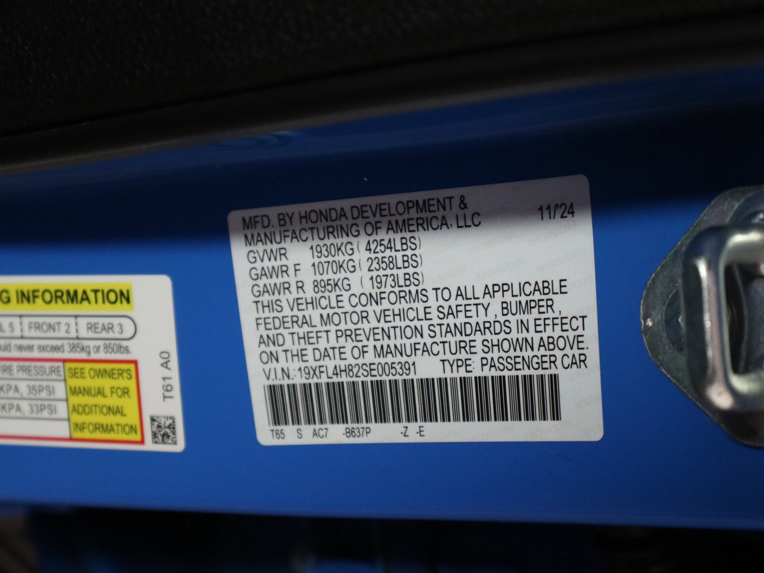 2025 Honda Civic Hatchback Hybrid Sport