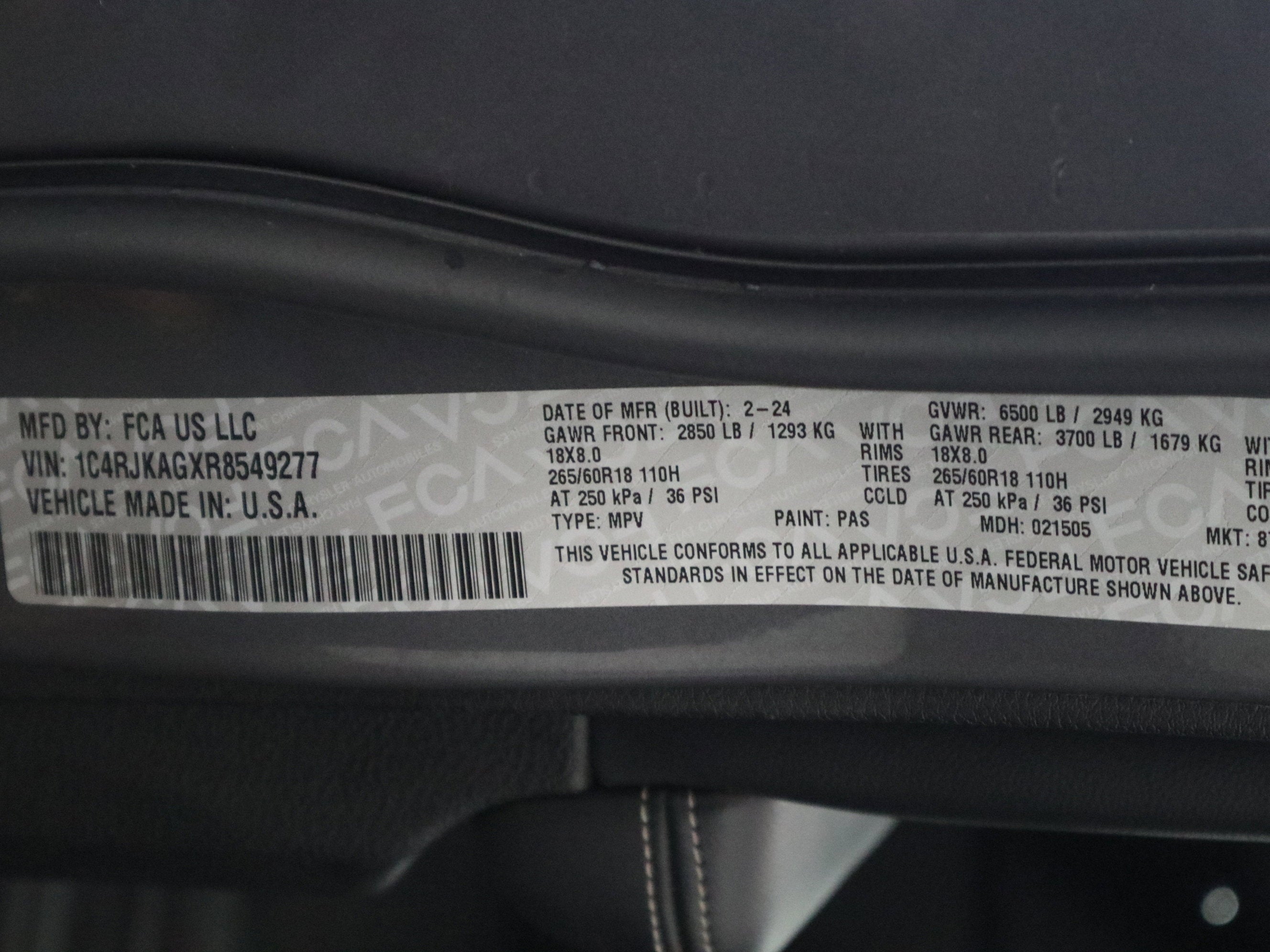 2024 Jeep Grand Cherokee L Altitude 4x4