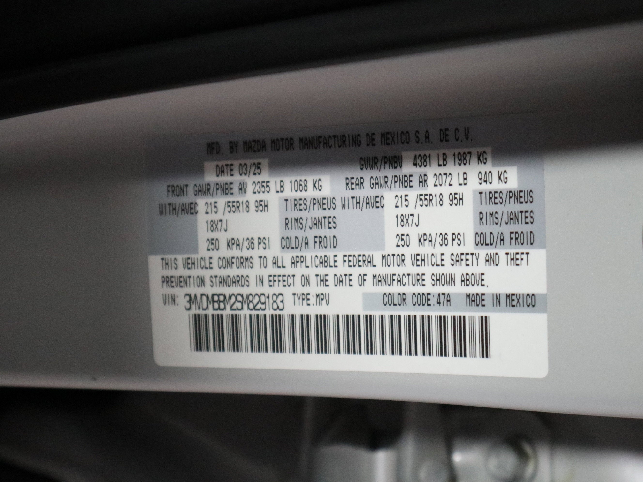 2025 Mazda Mazda CX-30 2.5 S Select Sport AWD