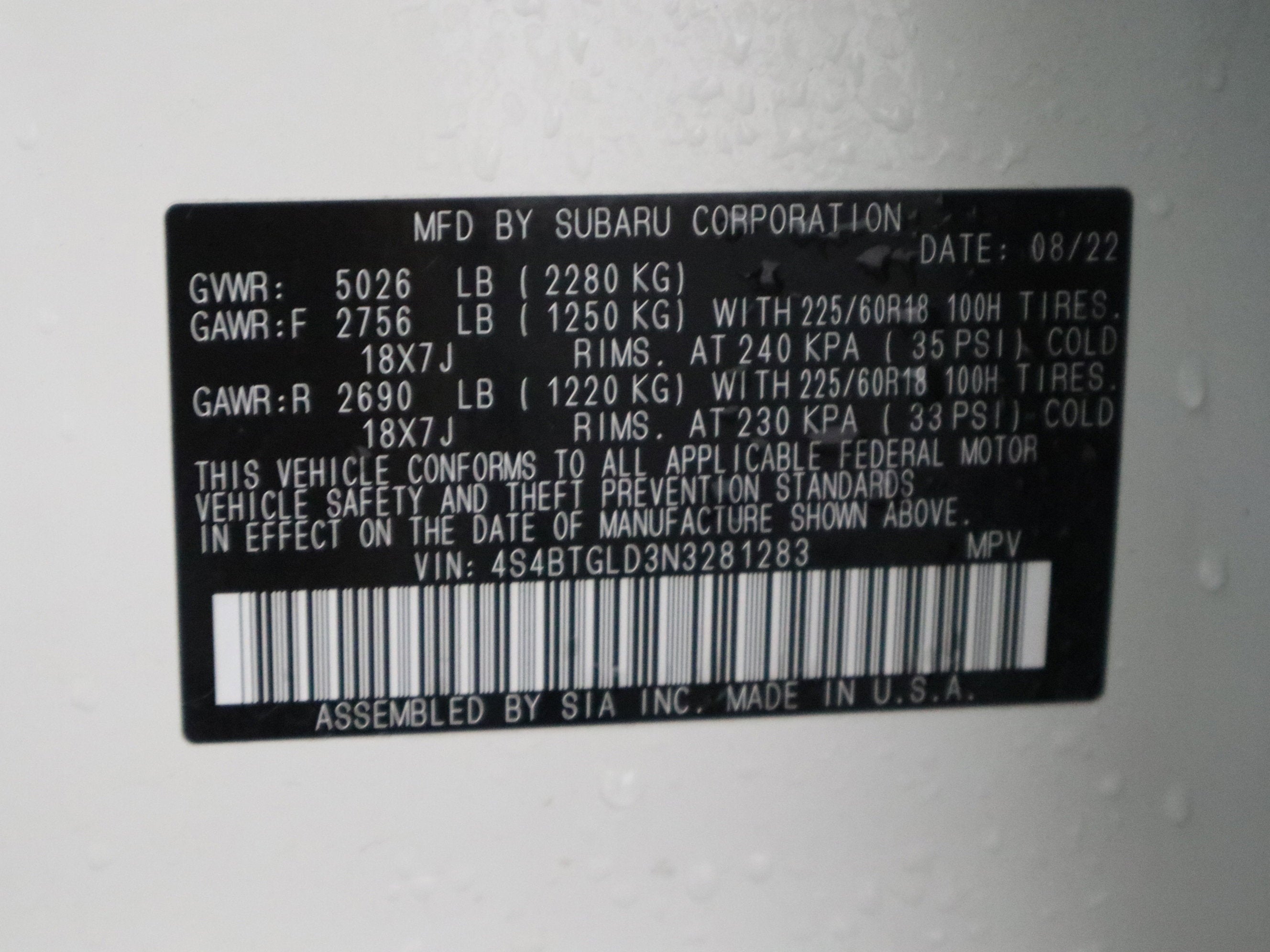 2022 Subaru Outback Onyx Edition XT