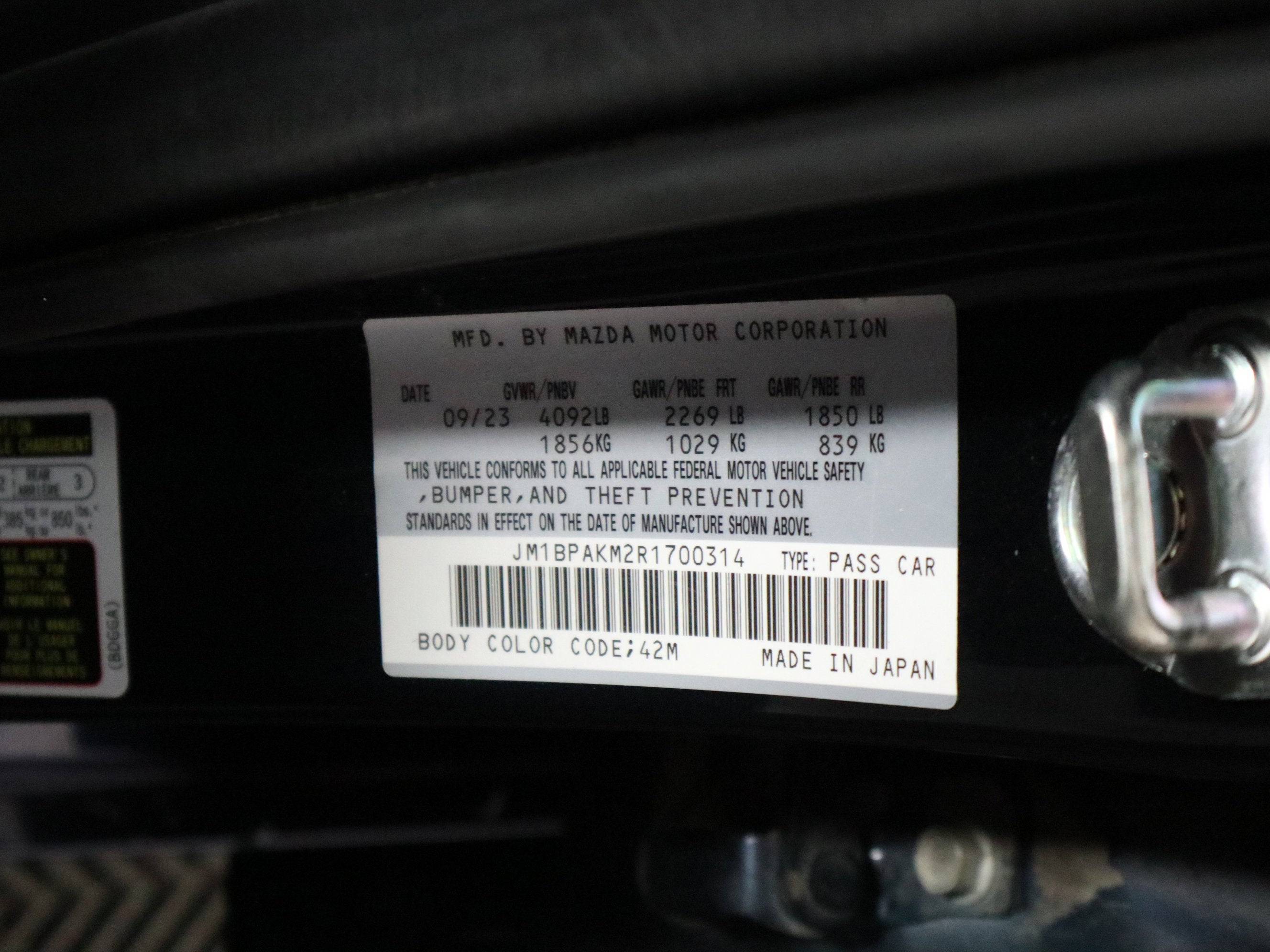 2024 Mazda Mazda3 Hatchback 2.5 S Select Sport