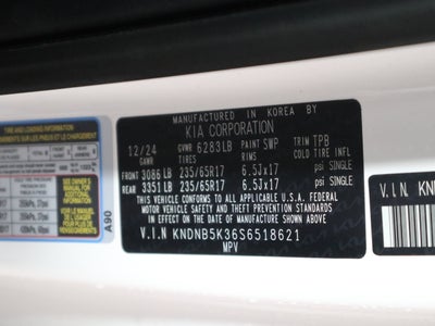 2025 Kia Carnival LXS