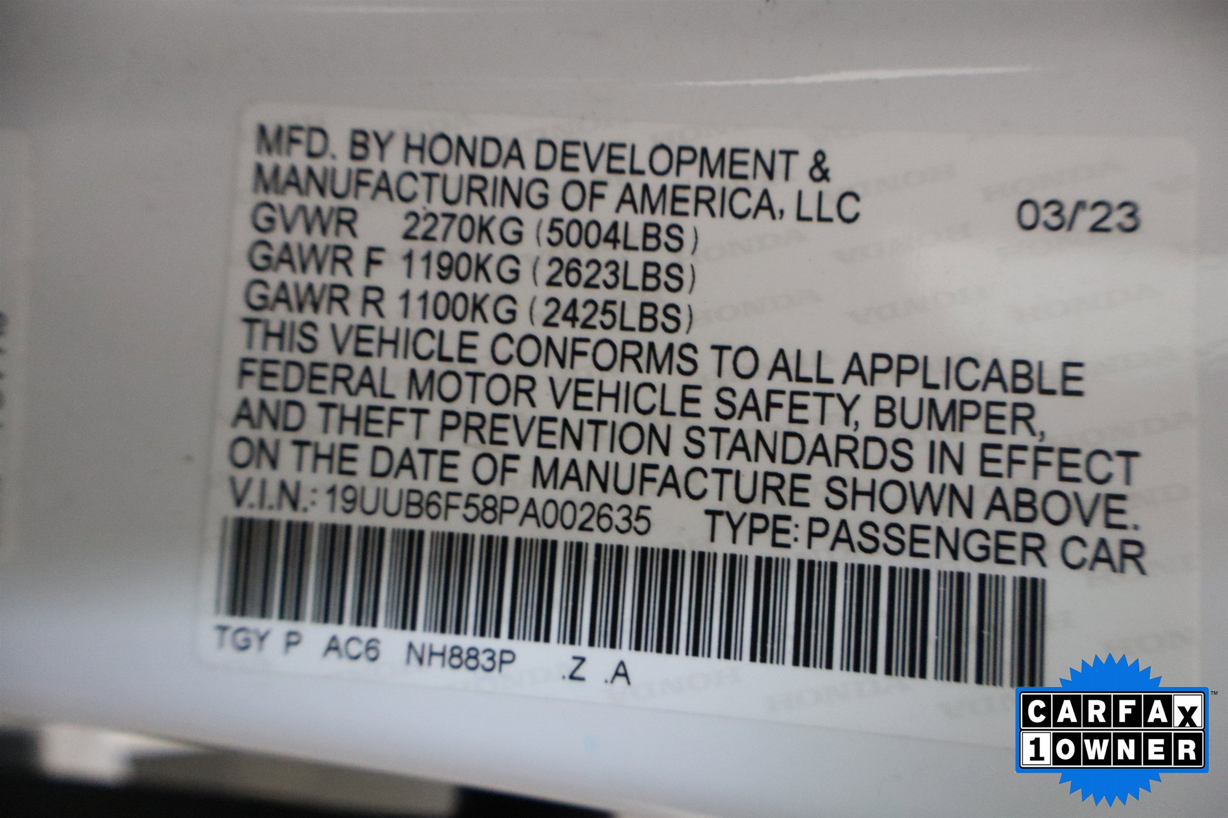 2023 Acura TLX w/A-Spec Package AWD