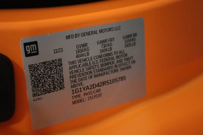 2024 Chevrolet Corvette 1LT