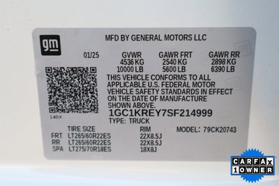 2025 Chevrolet Silverado 2500HD High Country Crew Cab 4WD