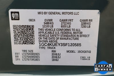 2025 Chevrolet Silverado 3500HD LTZ Crew Cab 4WD