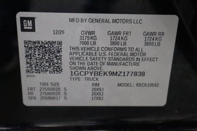 2021 Chevrolet Silverado 1500 Custom Crew Cab 4WD