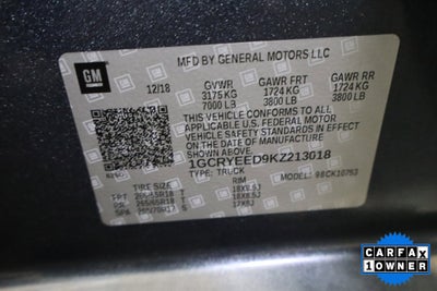 2019 Chevrolet Silverado 1500 RST 4WD