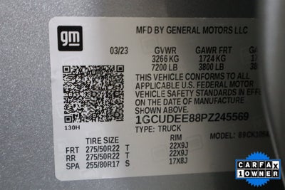 2023 Chevrolet Silverado 1500 RST Crew Cab 4WD