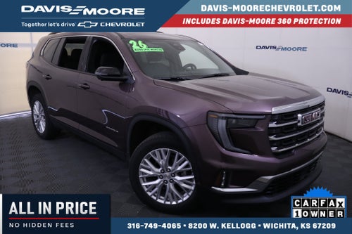 2026 GMC Acadia AWD Elevation