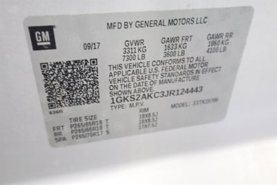 2018 GMC Yukon SLE 4WD