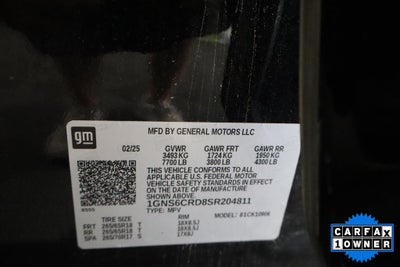 2025 Chevrolet Suburban LT 4WD