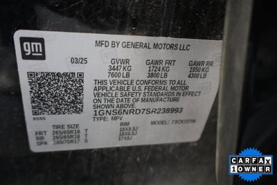 2025 Chevrolet Tahoe LT 4WD