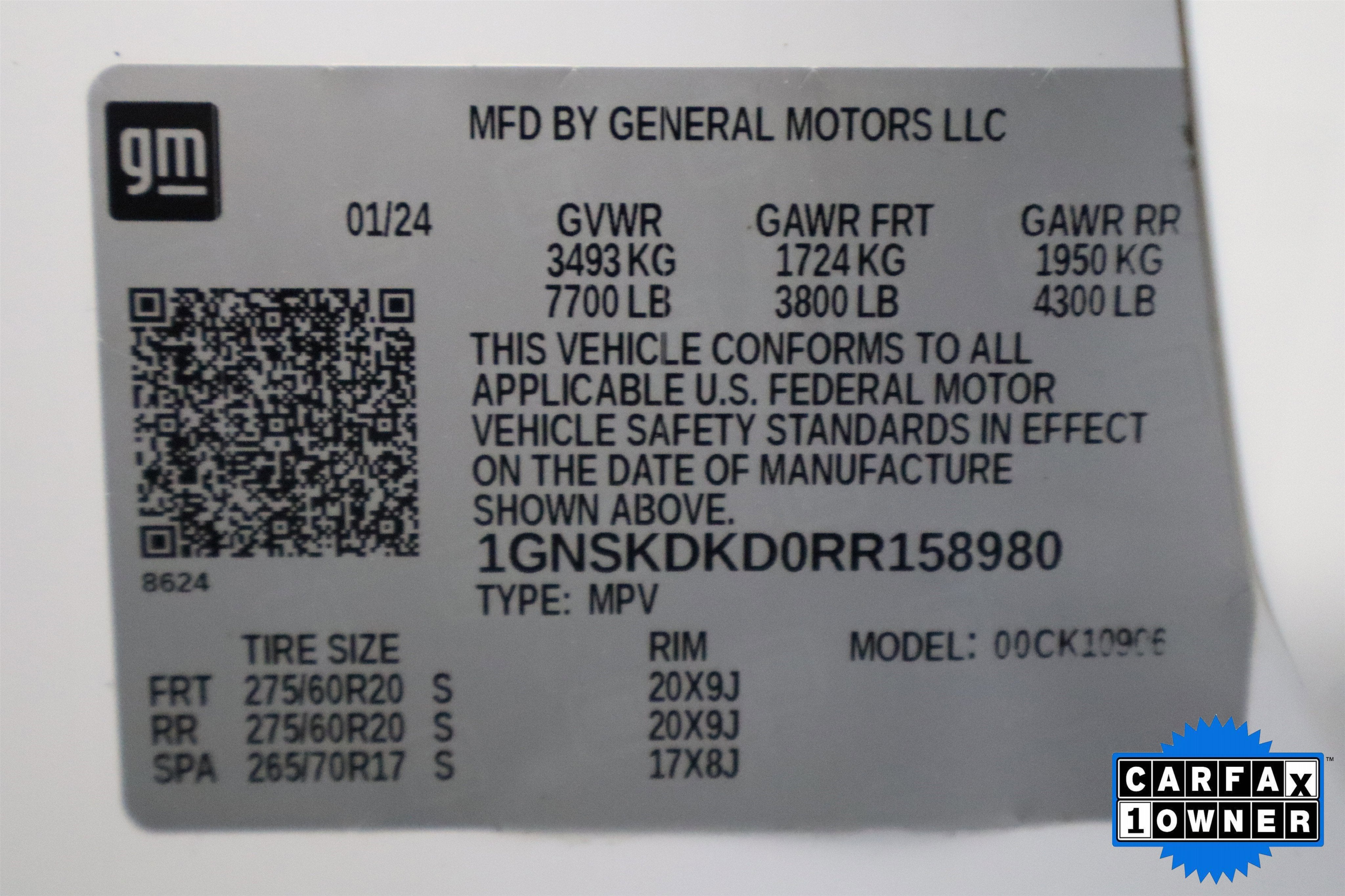 2024 Chevrolet Suburban Z71 4WD