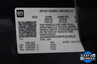 2023 Chevrolet Tahoe Z71 4WD