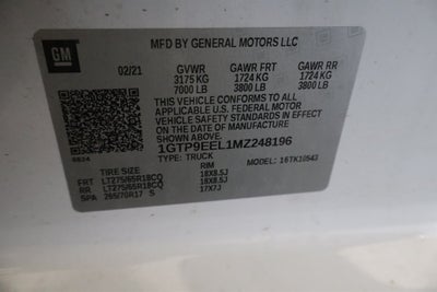 2021 GMC Sierra 1500 AT4 Crew Cab 4WD