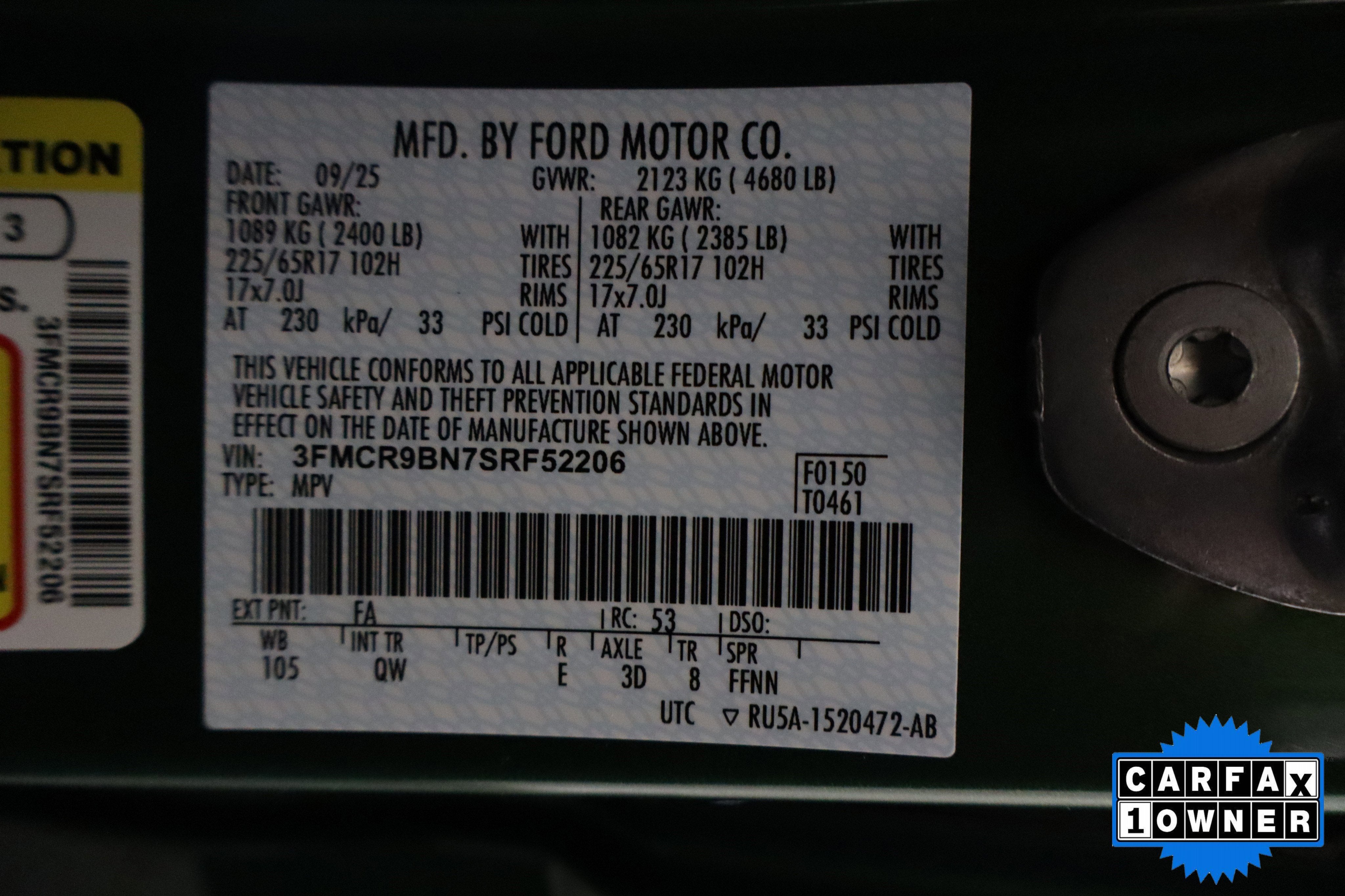 2025 Ford Bronco Sport Big Bend 4x4