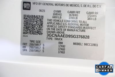 2025 Chevrolet Silverado 1500 Work Truck