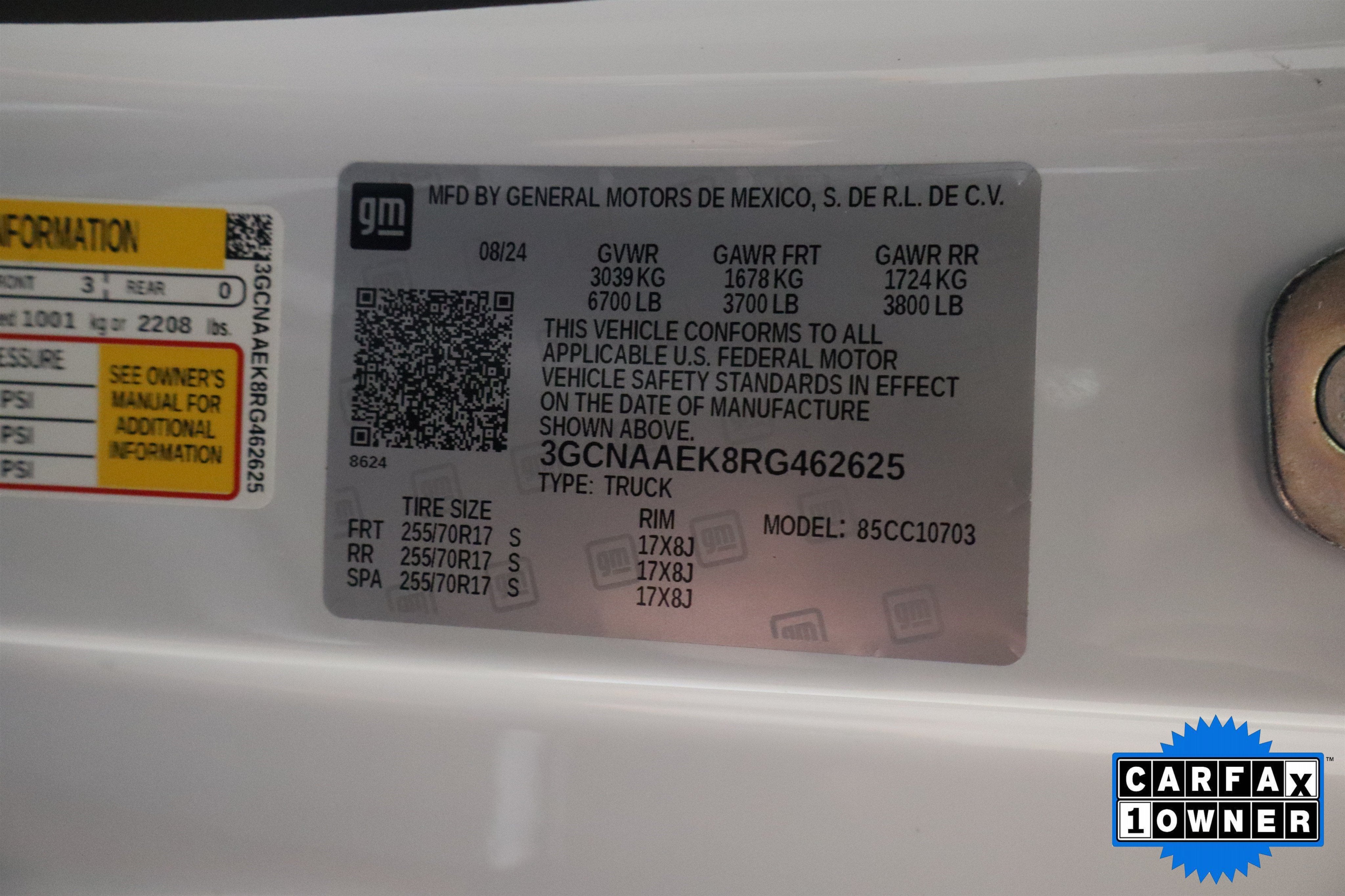 2024 Chevrolet Silverado 1500 Work Truck