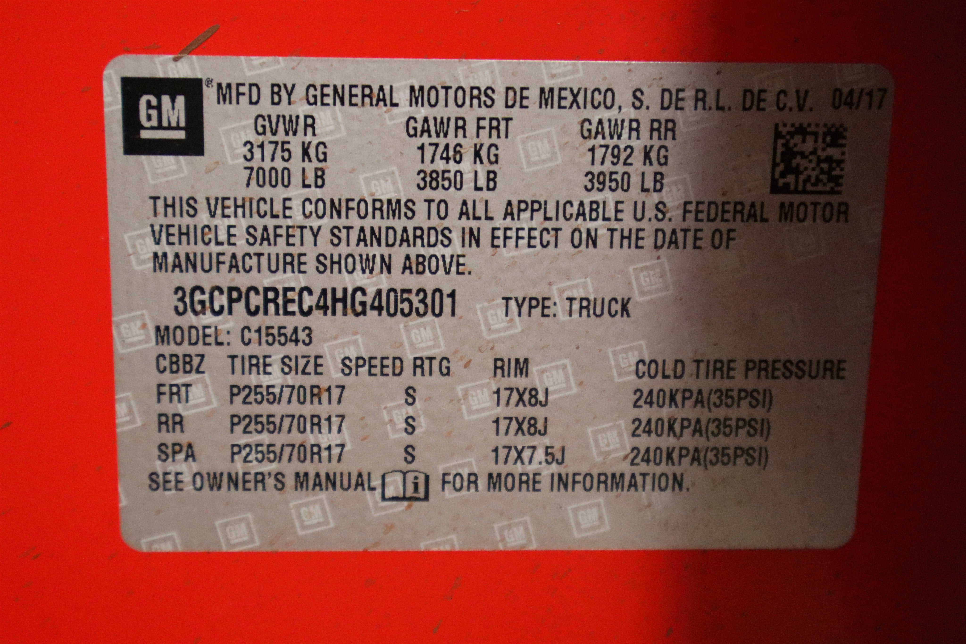 2017 Chevrolet Silverado 1500 LT Crew Cab