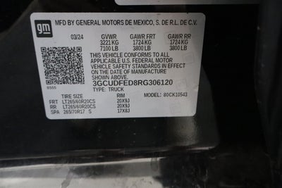 2024 Chevrolet Silverado 1500 LT Trail Boss Crew Cab 4WD