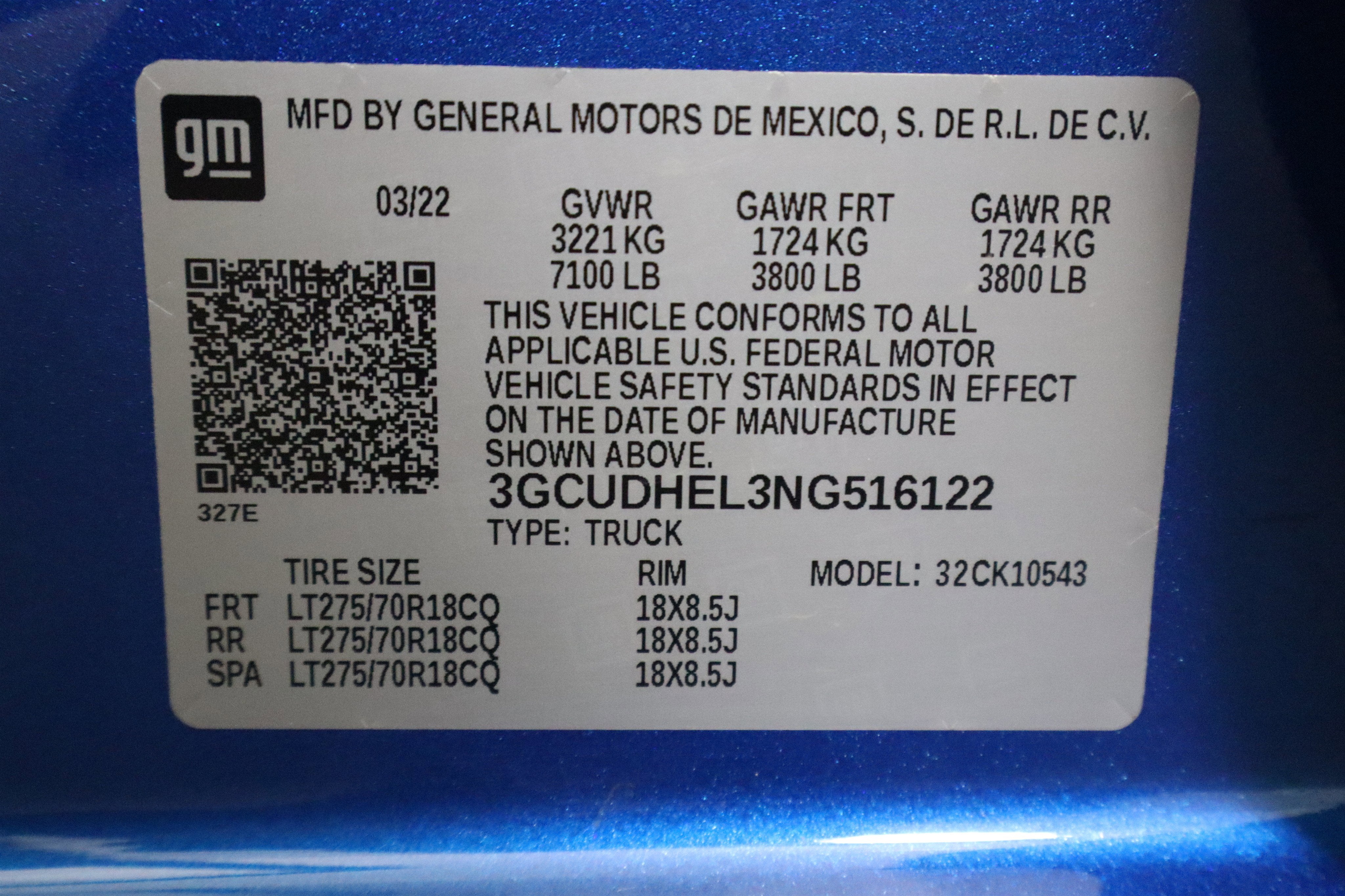 2022 Chevrolet Silverado 1500 ZR2 Crew Cab 4WD