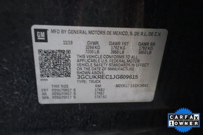 2018 Chevrolet Silverado 1500 LT Crew Cab 4WD