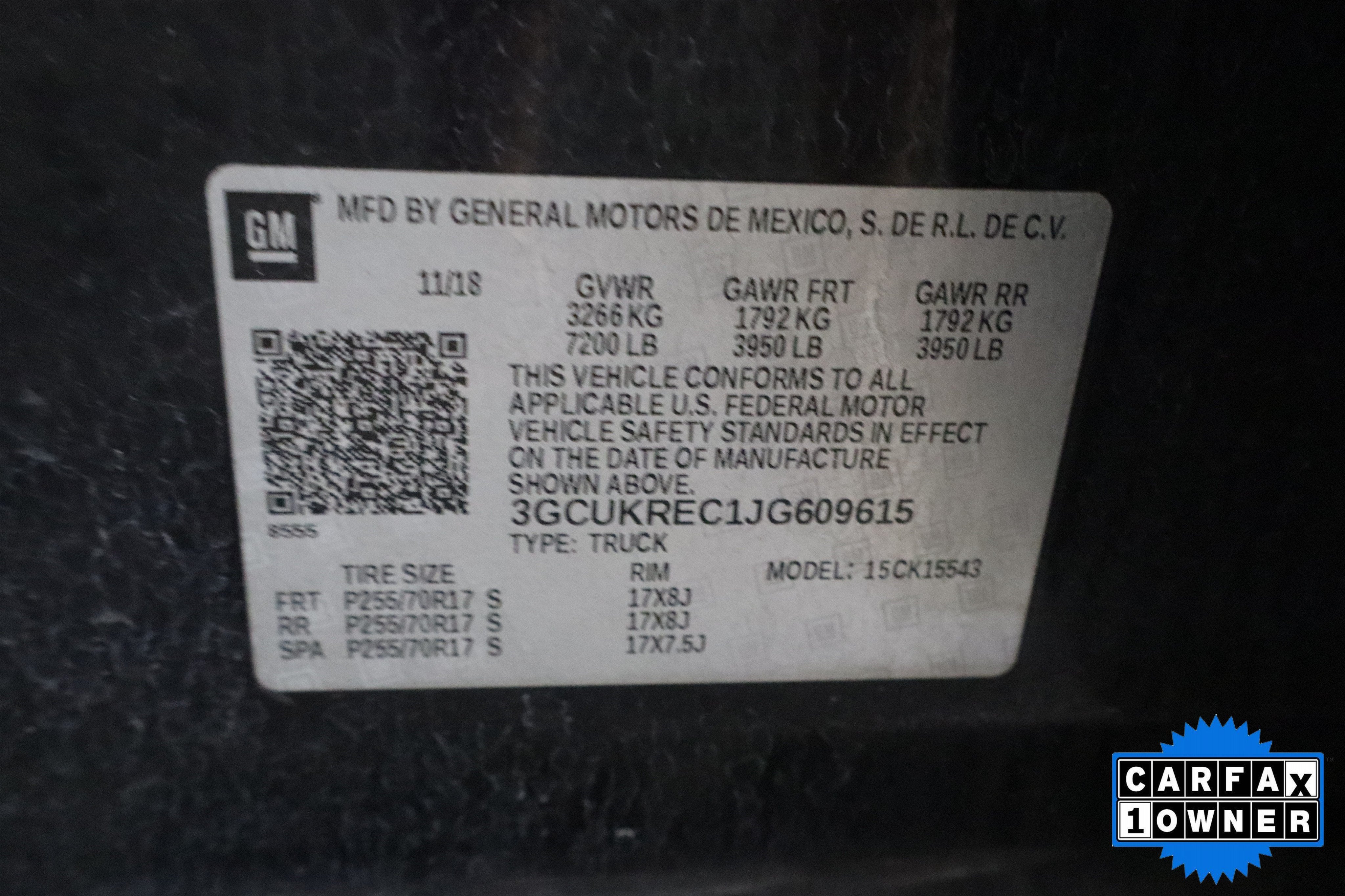 2018 Chevrolet Silverado 1500 LT Crew Cab 4WD