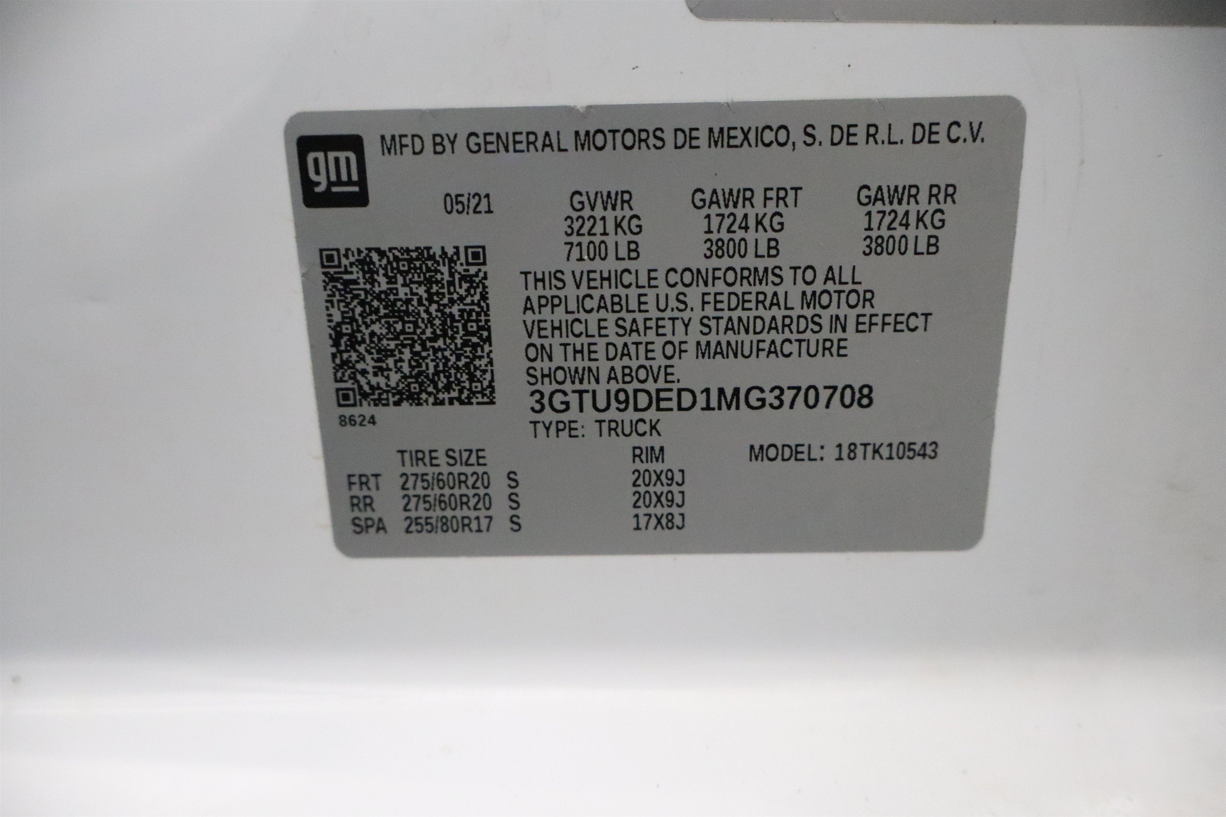 2021 GMC Sierra 1500 SLT Crew Cab 4WD