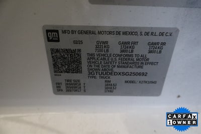 2025 GMC Sierra 1500 SLT Crew Cab 4WD