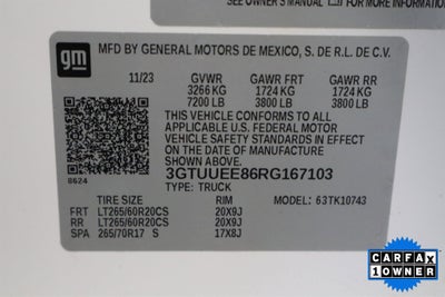 2024 GMC Sierra 1500 AT4 Crew Cab 4WD