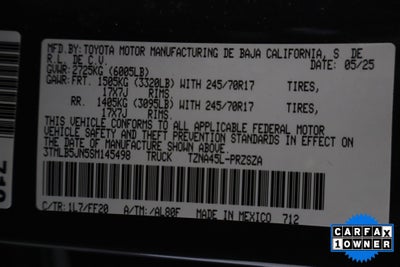 2025 Toyota Tacoma 4WD SR