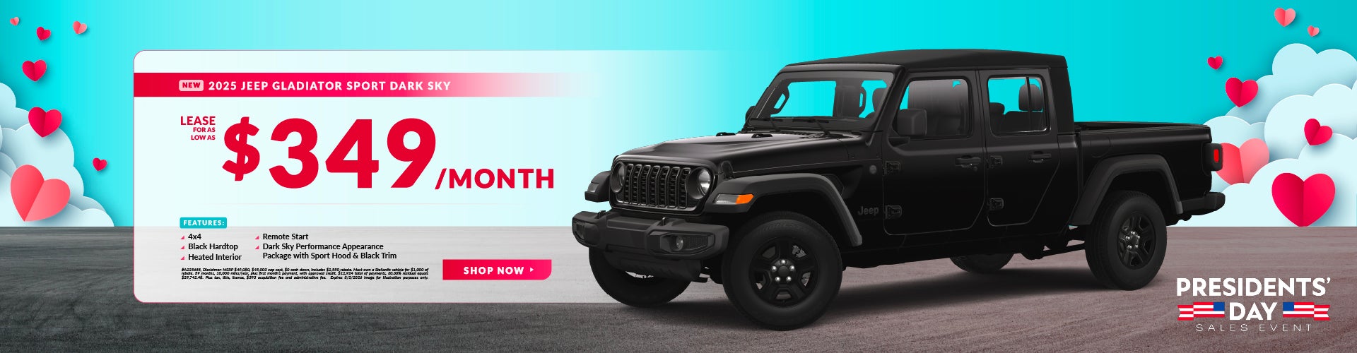 2025 Jeep Gladiator Sport Dark Sky