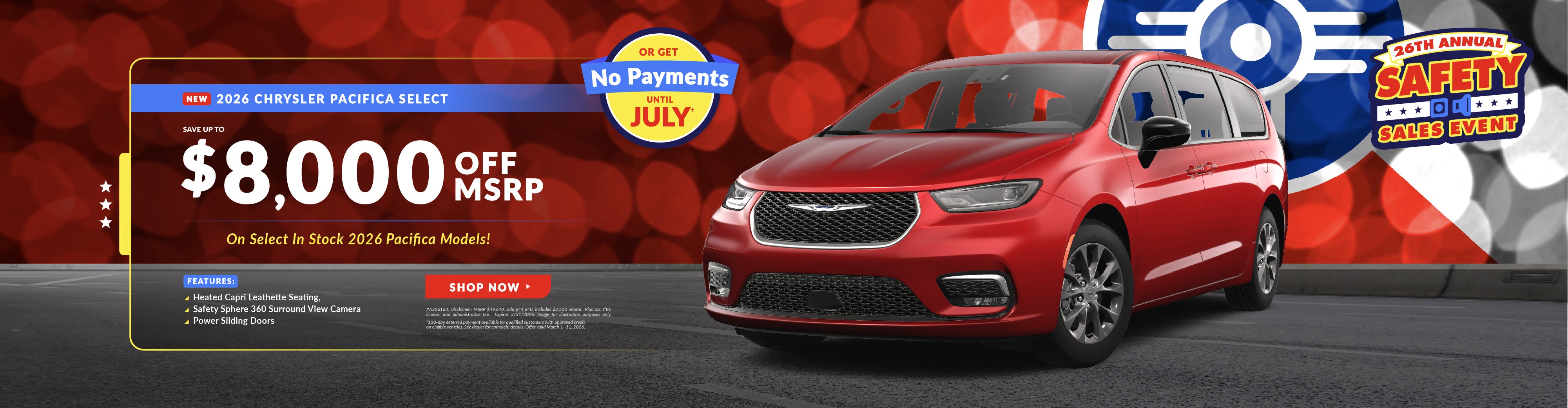 2026 CHRYSLER PACIFICA SELECT