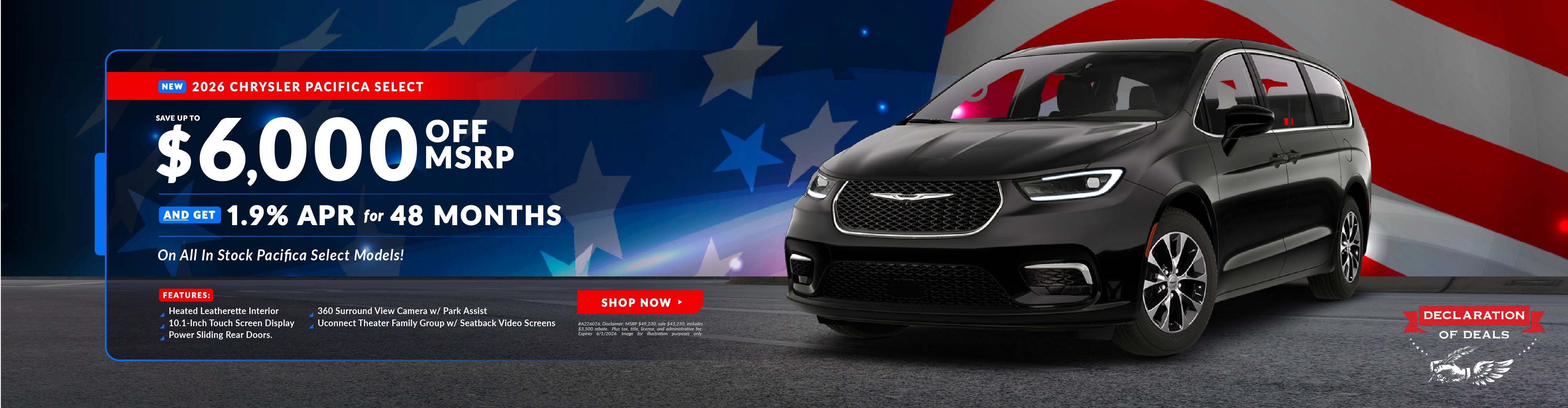 2026 Chrysler Pacifica Select