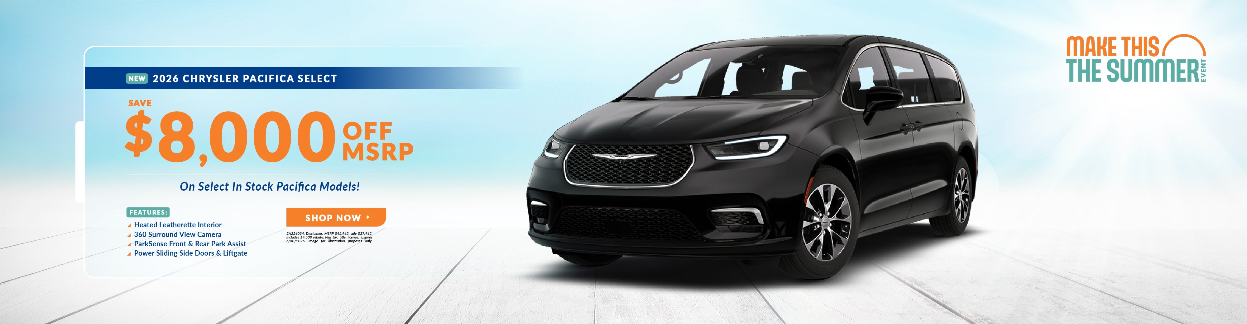 2026 Chrysler Pacifica Select