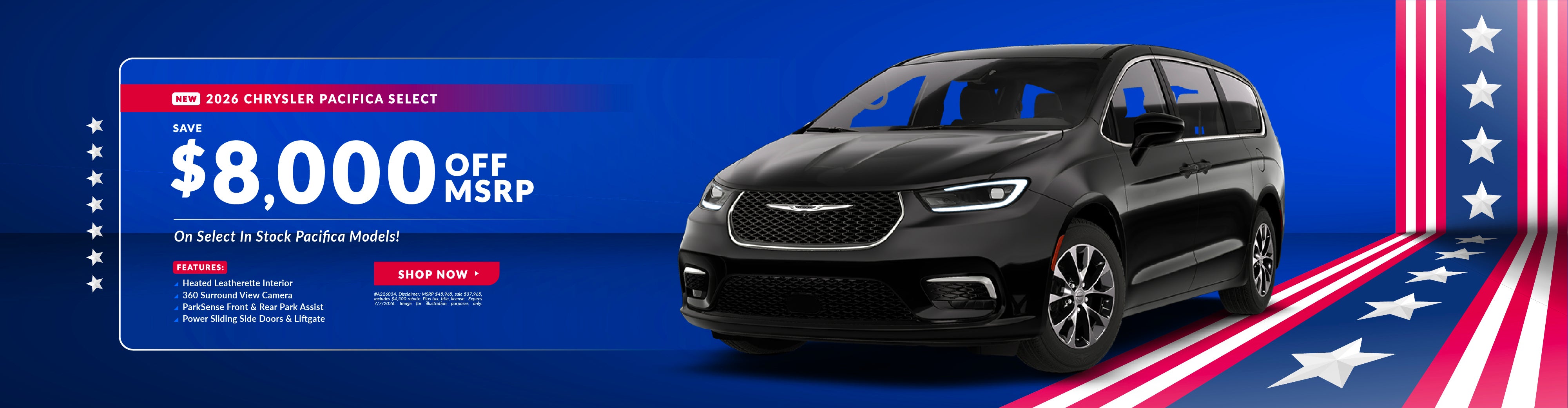 2026 Chrysler Pacifica Select