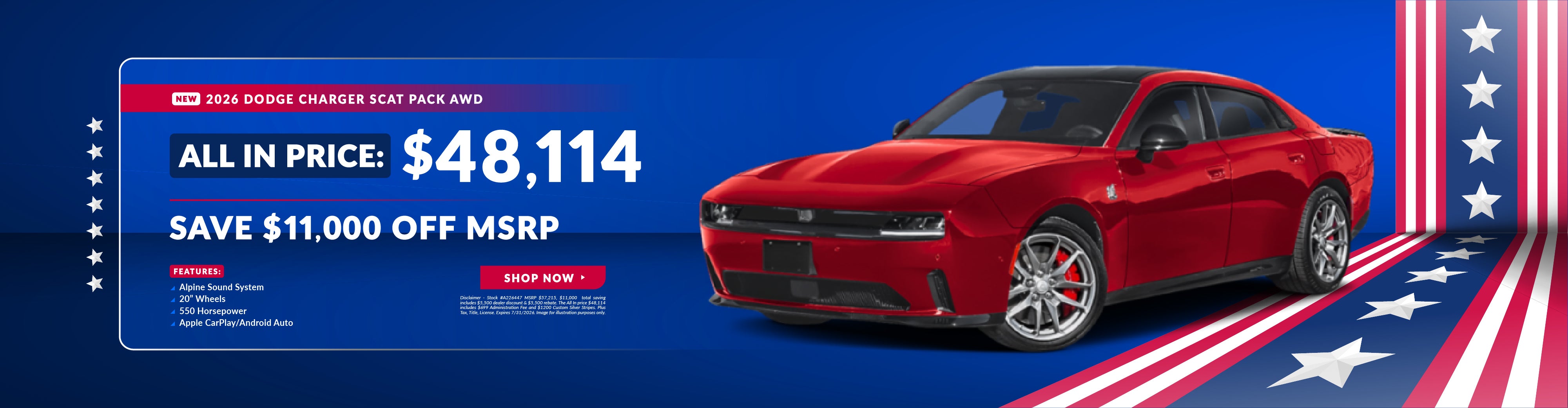 2026 Dodge Charger Scat Pack AWD